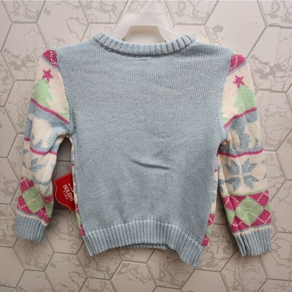 Nwt 3T Toddler Unisex Boy or Girl Christmas Sweater Holiday Time - Picture 3 of 7